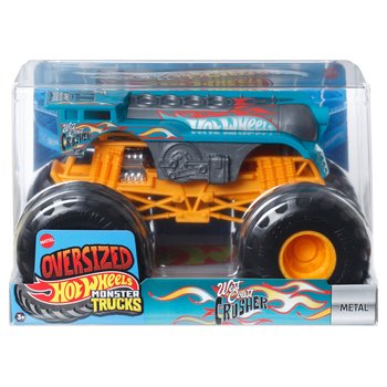 Hot Wheels Monster Trucks Diecast Car Oversized West Coast Crusher 1:24 Scale