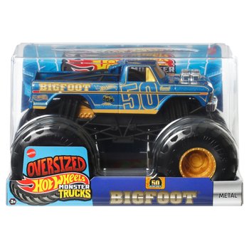 Hot Wheels Monster Trucks Diecast Cars 50th Anniversary Bigfoot 1:24 Scale