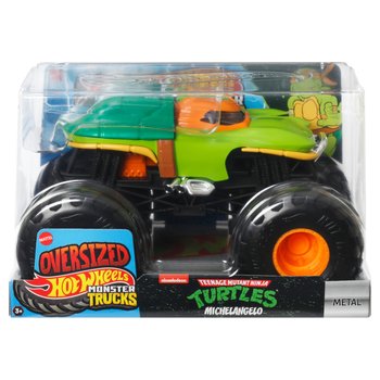 Hot Wheels Monster Trucks Diecast Cars Teenage Mutant Ninja Turtles Michelangelo 1:24 Scale