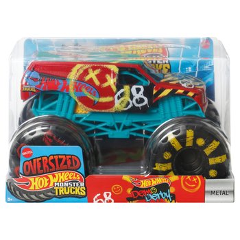 Hot Wheels Monster Trucks Diecast Car Oversized Demo Derby 1:24 Scale