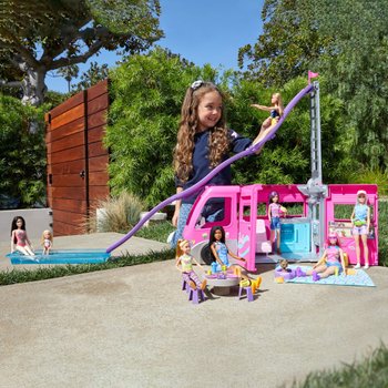 Barbie Dreamhouse 2023, Pool Party Doll House with 75+ Pieces and 3-Story  Slide, Barbie House Playset, Pet Elevator and Puppy Play Areas
