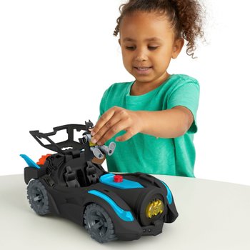 Fisher-Price Imaginext DC Super Friends Lights & Sounds Batmobile and Batman Figure