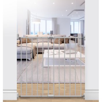 Noma Wall Fix Extending Stair Gate White