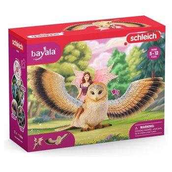 schleich BAYALA 70789 Elfe auf Glitzer-Eule