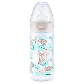 NUK First Choice+ Flasche 300 ml mit Temperaturanzeige Disney König der Löwen