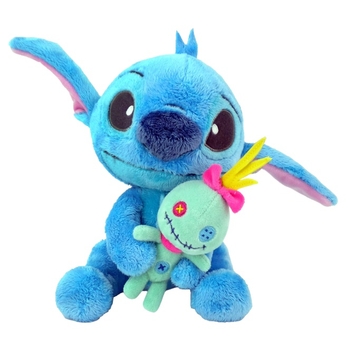 Disney Doudou Stitch + mouchoir bleu 40 cm