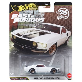 Hot Wheels Premium Fast & Furious 1:64 1969 Ford Mustang Boss 302 Die-Cast Car