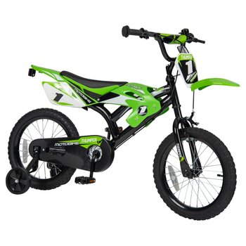 Vélo pour Enfant 3-4 ans-vert-roue stabilisateur