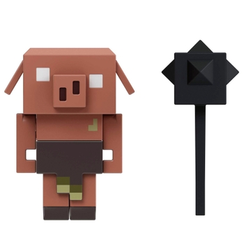 Boneco Minecraft Legends Golem De Madeira Lança Flecha + Nf