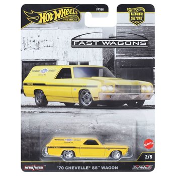 Hot Wheels Premium Car Culture Fast Wagons '70 Chevelle SS Wagon 1:64 Scale