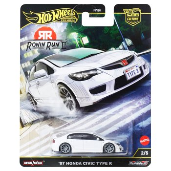 Hot Wheels Premium Car Culture Diecast Car '07 Honda Civic Type R 1:64 Scale Chase Assortment