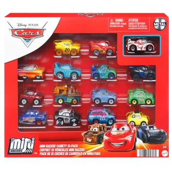 Disney Cars Basket With Water Bottle, Red