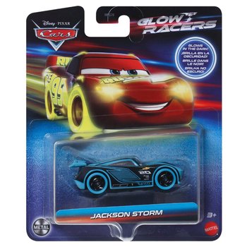 Disney Cars Glow Racers Diecast Car Glow-in-the-Dark Jackson Storm 1:55 Scale