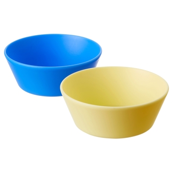 Nuby Good Square Meal Baby Weaning Bowls 2 Pack Assortment
