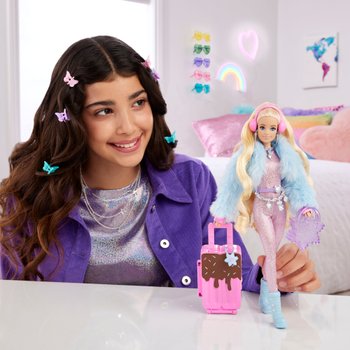 6€51 sur Poupée Barbie Mattel Fashionistas Extra Veste Rose - Poupée -  Achat & prix