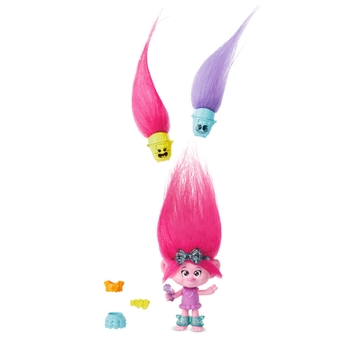 Trolls 3 Band Together Hair Pops Branch Small 10cm Doll | Smyths Toys ...