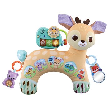 VTech Tummy Time Kissen Rehkissen mit Licht und Musik