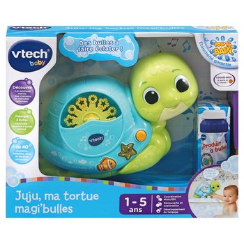 Jouet pour le bain vtech maman tortue et son bébé nageur VT3417765479052 -  Conforama