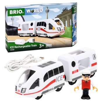 BRIO Trein 36099 ICE Oplaadbare Passagierstrein met Elektrische Locomotief