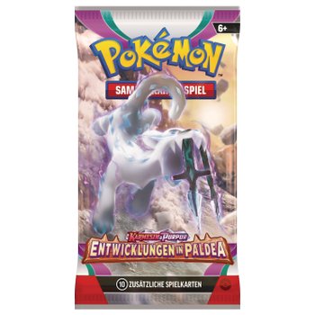 Pokémon Karten Karmesin & Purpur Entwicklungen in Paldea Booster Packs sortiert