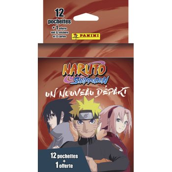 Pack 1 classeur avec 3 pochettes de 8 Cartes à collectionner Panini Naruto  Shippuden TC 2 - Carte à collectionner