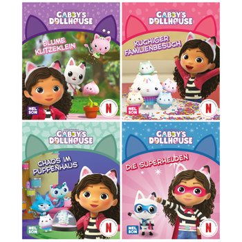 Nelson Minibuch Gabby's Dollhouse 1-4 sortiert