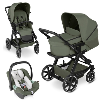ABC Design 3-in-1 Kinderwagen Turbo 4 Combiwagen Moss olijfgroen