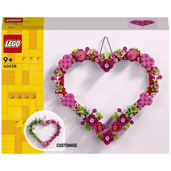 LEGO Icons 40638 Flower Heart Ornament Set