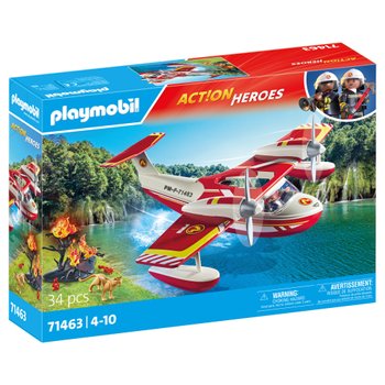 PLAYMOBIL Action Heroes 71463 Feuerwehrflugzeug mit Löschfunktion