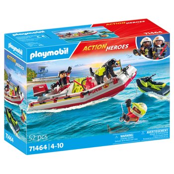 PLAYMOBIL Action Heroes 71464 Feuerwehrboot mit Aqua Scooter