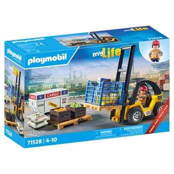 PLAYMOBIL myLife 71528 Vorkheftruck met Vracht