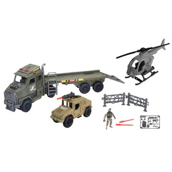 Soldier Force Playset Transport Deployment Mission with Lights and Sounds