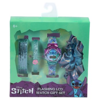 Disney Stitch Digital Watch Flashing LCD Gift Set
