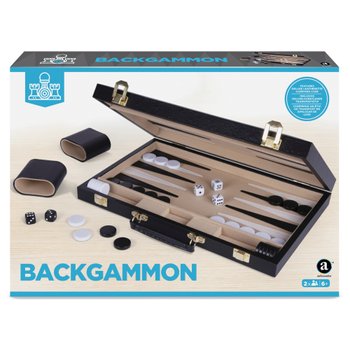 Backgammon im Spielbrett-Koffer
