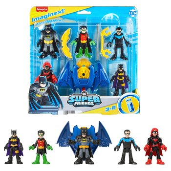  DC Comics Batman 4-inch Bat-Tech Batman and Robin Action Figures  with 6 Mystery Accessories, for Kids Aged 3 and up,  Exclusive :  Everything Else