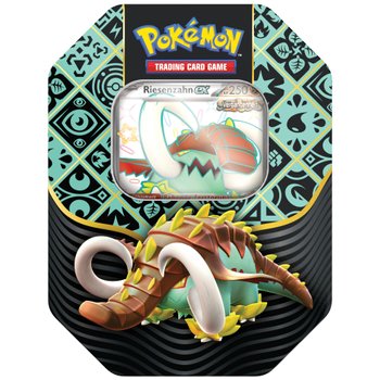 Pokémon Karten Karmesin & Purpur Paldeas Schicksale Tin-Box Riesenzahn-ex