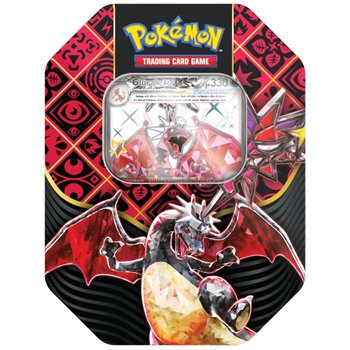 Pokémon Karten Karmesin & Purpur Paldeas Schicksale Tin-Box Glurak-ex