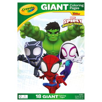 Crayola Spidey and His Amazing Friends Giant Colouring Pages Book
