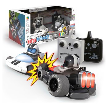 Sharper Image Remote Control Motor Battles Bumper Cars 2 Pack