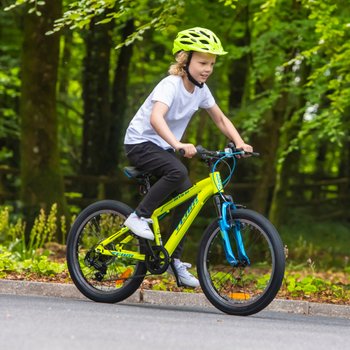 20 Zoll Mountainbike Team Kinderfahrrad gelb/blau