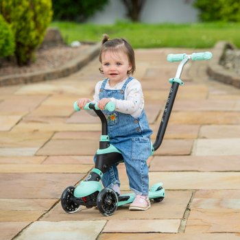 QPlay Sema 5-in-1 LED Scooter Mint