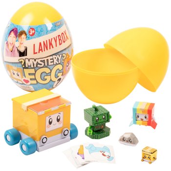 Lankybox Big Boxy Mystery Box, Yellow Surprise Box with Plush, Squish,  Role-Play and Much More