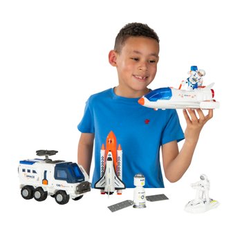 Space Station Rocket and Rover with Astronaut Figures Playset