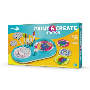 Crafty Co. Spin Art Spiral Paint & Create Station