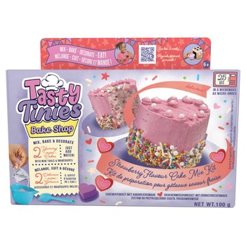Tasty Tinies Bake Shop Baking Kit Strawberry Flavour Cake Mix