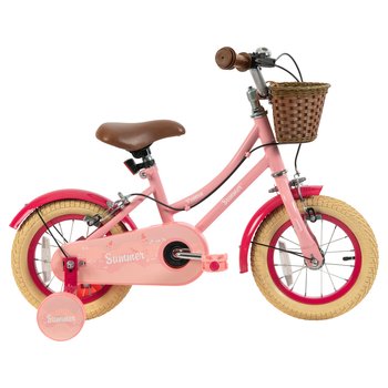 12 Inch Verve Summer Bike with Basket Pink