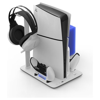 iMP Tech PlayStation 5 Disc & Digital Slim DLX Multi-Function Charge Stand