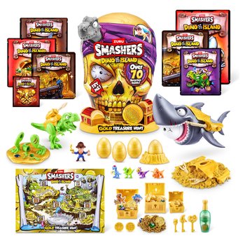 Smashers by ZURU Dino Island Gold Treasure Hunt Set Assortment