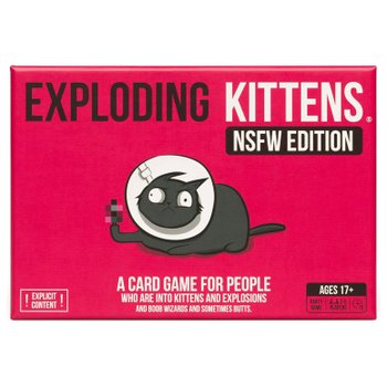 Exploding Kittens NSFW Edition Adult Card Game