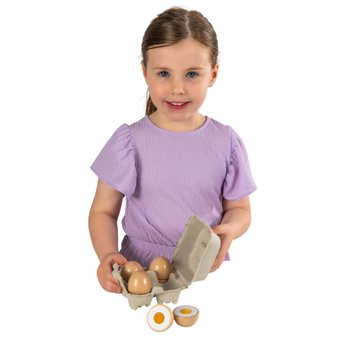 Kitchen Corner Wooden Pull Apart Eggs Set